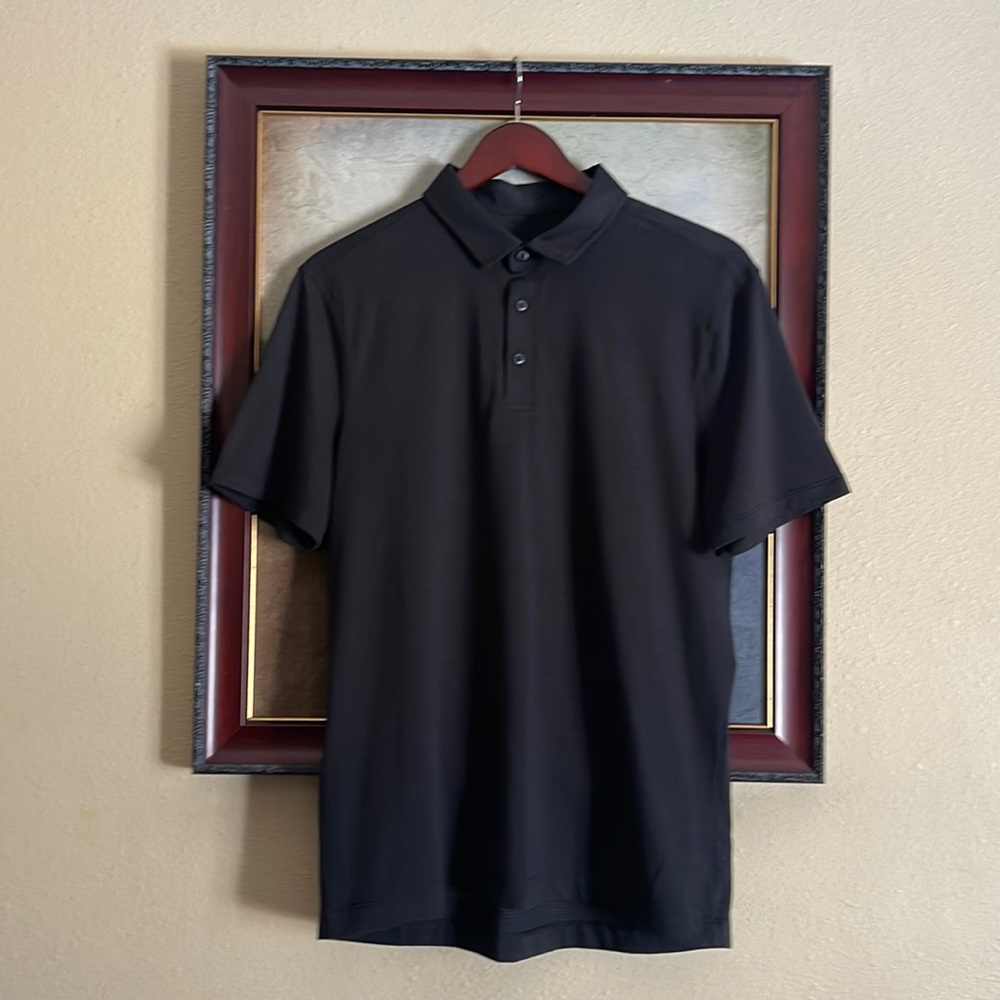 Lululemon Athletica mens polo shirt medium